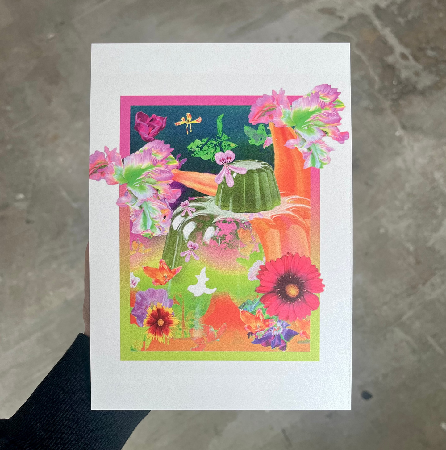 Jelly in Wonderland print