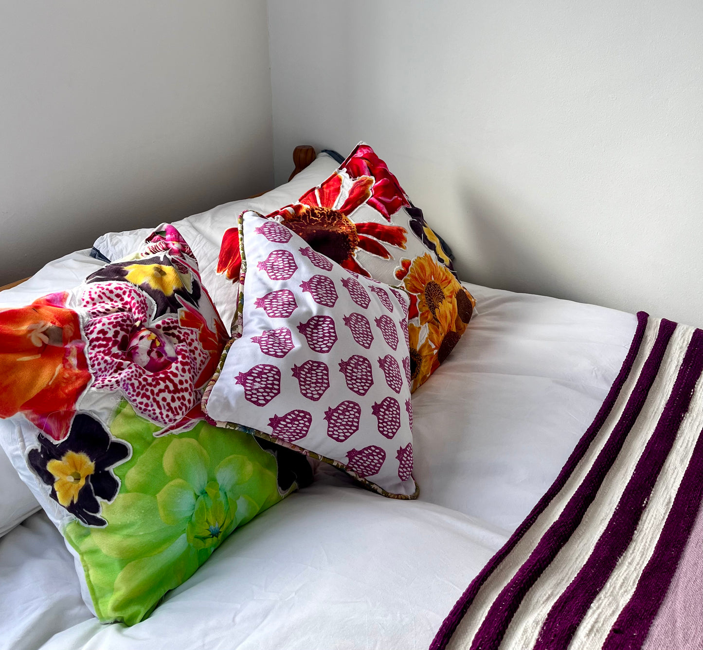 Sticker Book Cushion Cover (Sunflowers)