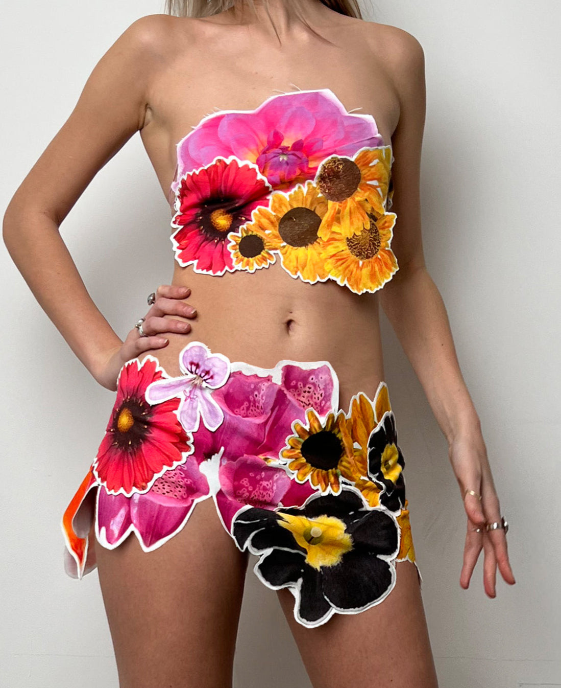 Sunflower Dahlia Corset