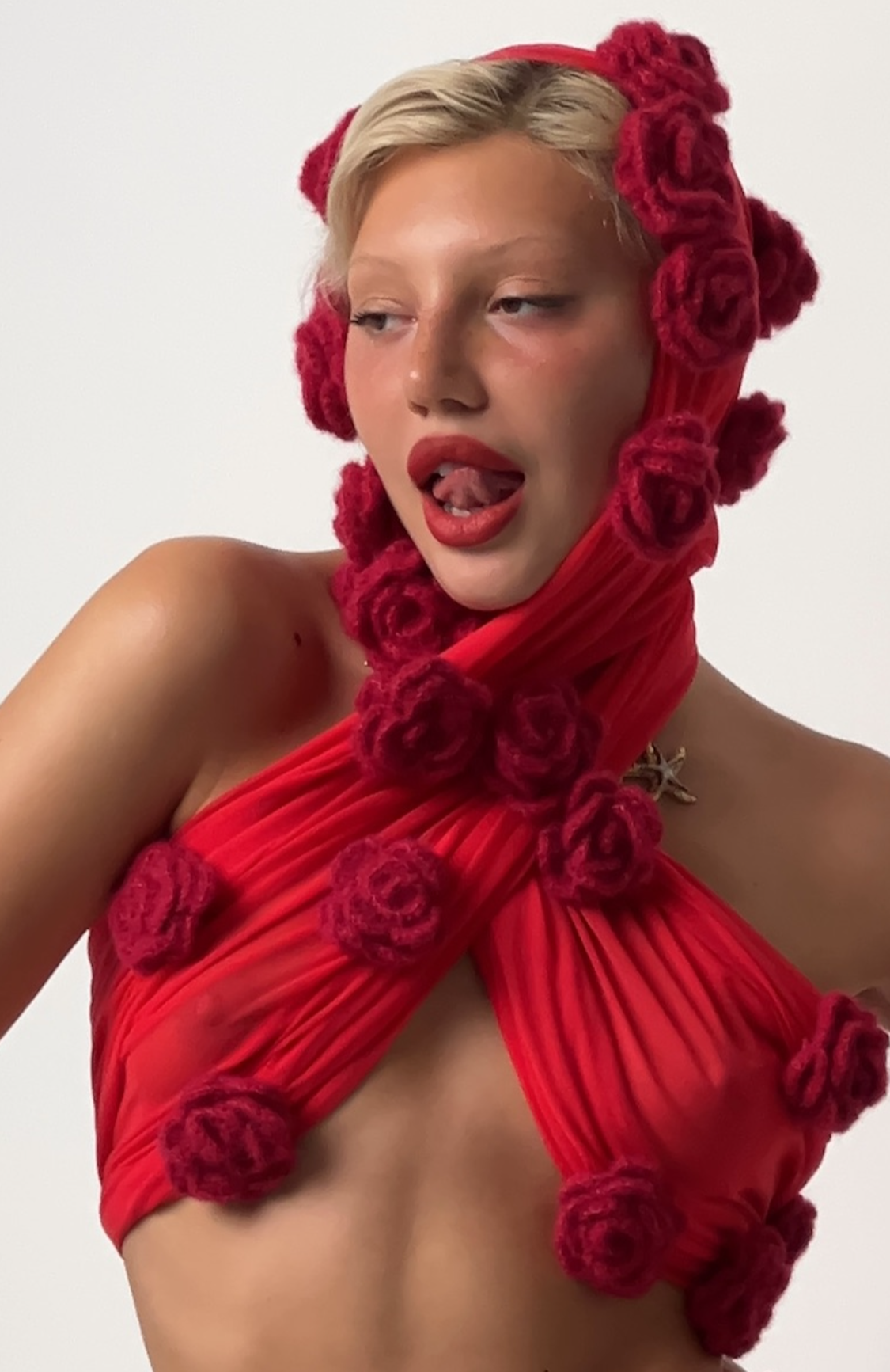 Little Red Riding Hood wrap around top