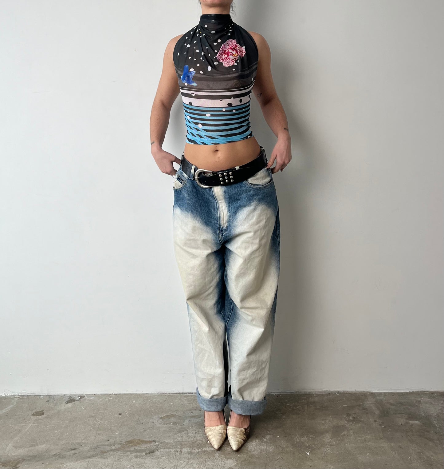 Somewhere in Space Halter top