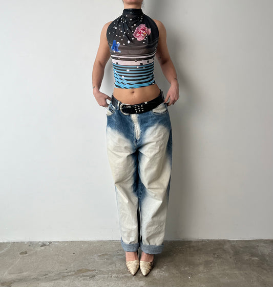 Somewhere in Space Halter top