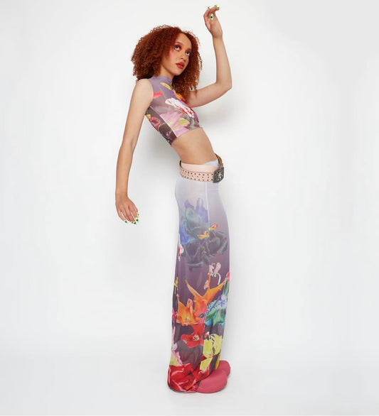 Kiara sheer maxi skirt