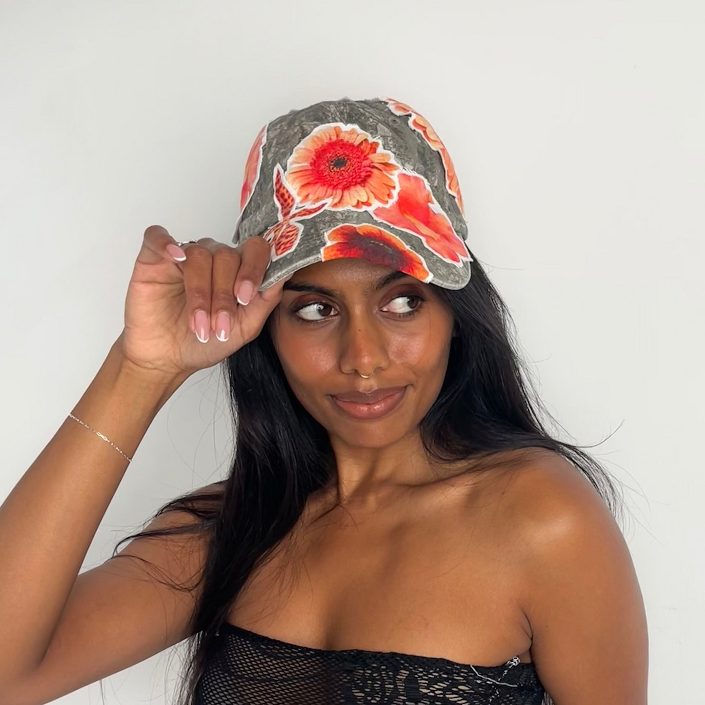 Upcycled sticker book cap