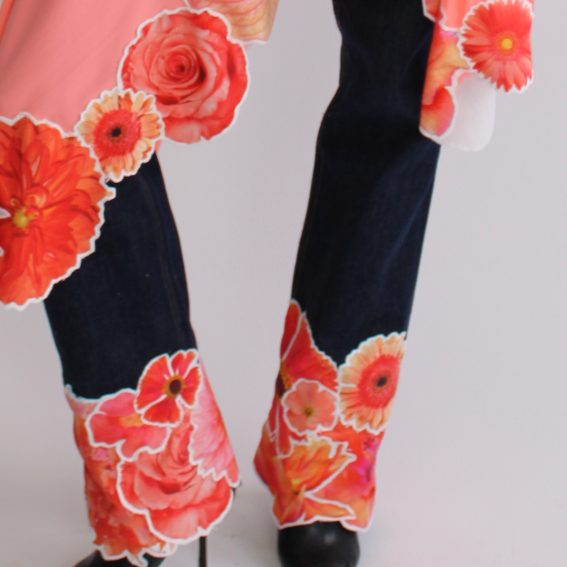 Stickerbook Jeans (Coral)