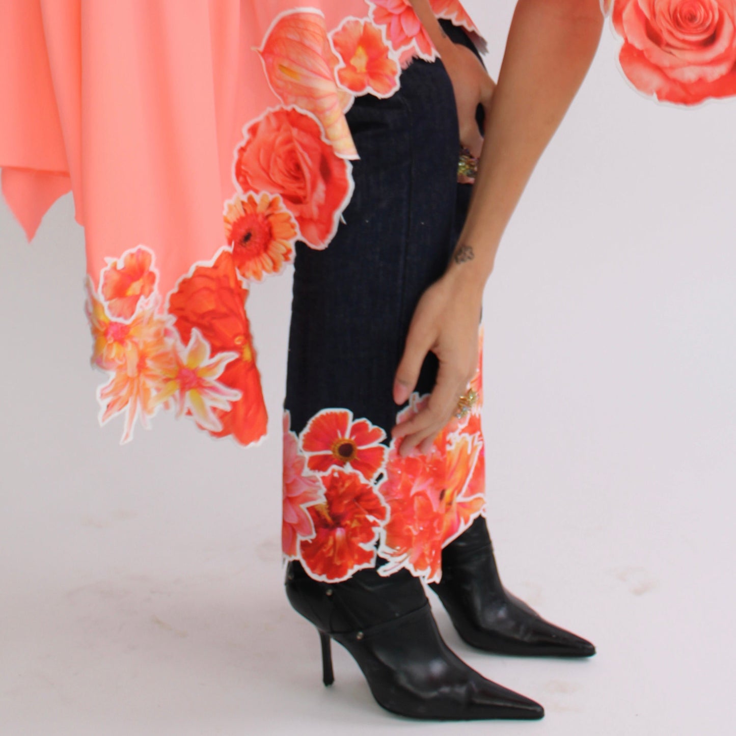 Stickerbook Jeans (Coral)