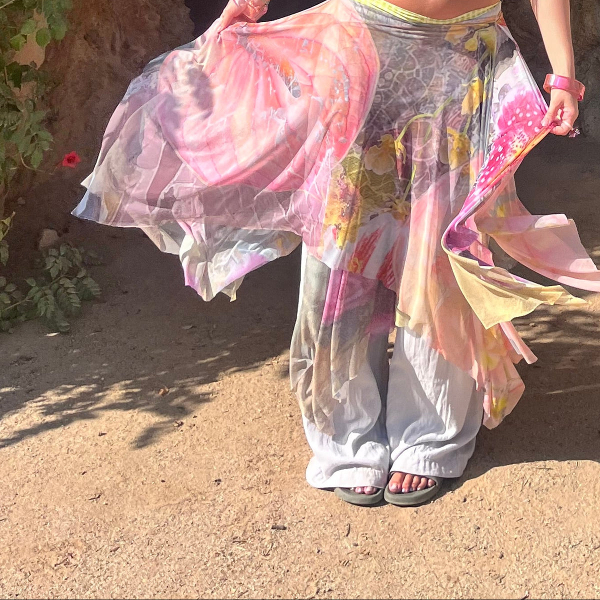 Mosaic Waterfall skirt