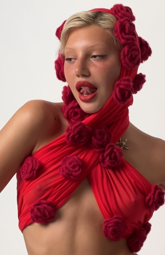 Little Red Riding Hood wrap around top